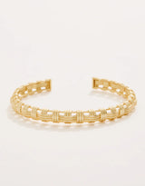 Spartina Basket Weave Cuff in Gold