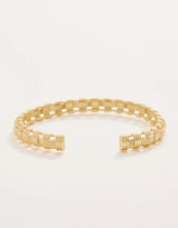 Spartina Basket Weave Cuff in Gold