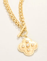 Spartina 18" Estate Toggle Necklace in Pearl