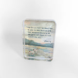 Lauren Dunn Acrylic Scripture Block