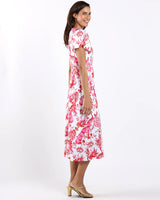 Jude Connally Jodi Dress in Gilded Peacock Garden