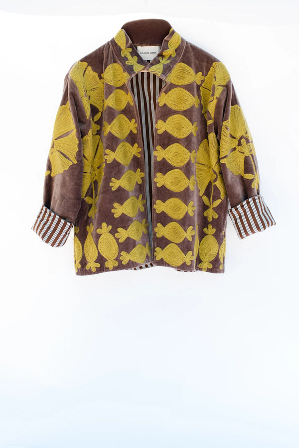 Eleanor James Pepper Shell in George Taupe