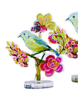 Acrylic Small Purple Poppy Mallow Warbler