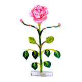 Acrylic Tearose Jewelry Holder and Stand