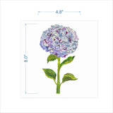 Acrylic Smoky Purple Hydrangea Floral (Two Size Options)