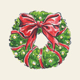 Holiday Wreath Cocktail Napkins