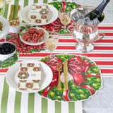 Die-Cut Holiday Wreath Placemats