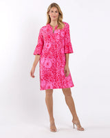 Jude Connally Kerry Dress in Painted Paisley Red