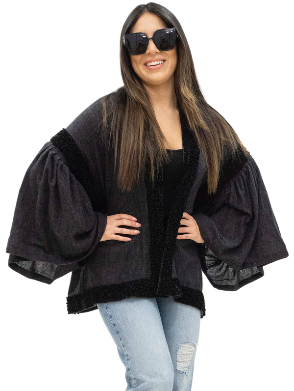 Charcoal Ruffled Koo Koo