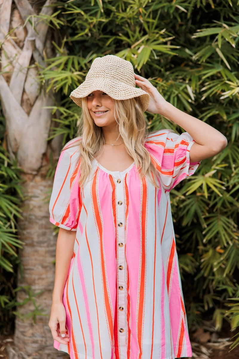 Livro Day Dress in Boardwalk Stripes