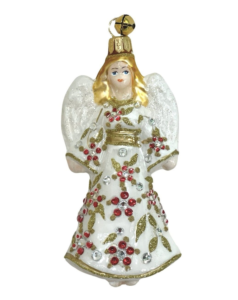 Lucie Angel Ornament - Jingle Nog