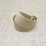 Garland Stretch Raffia Belt Band in Light Natural