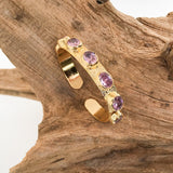 Gemstone Studded Cuff