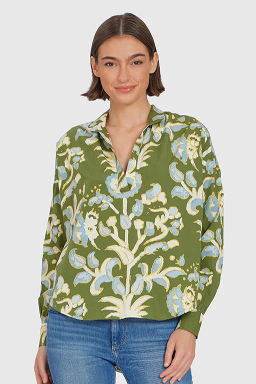 LIVRO Jane Top in Oasis Grove