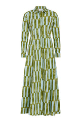 LIVRO Classic Shirtdress in Sirocco Green