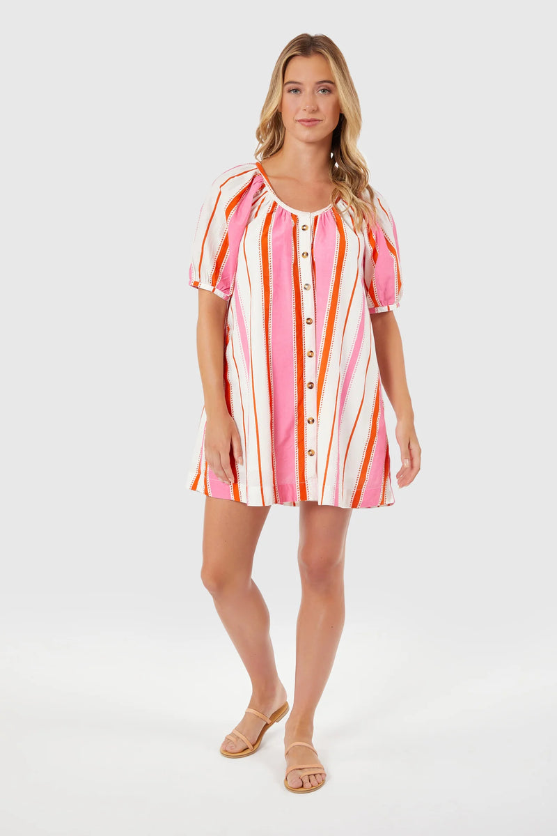 Livro Day Dress in Boardwalk Stripes