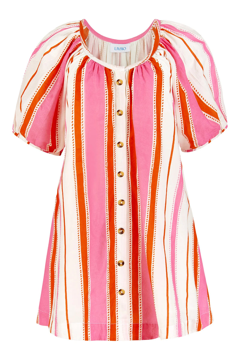 Livro Day Dress in Boardwalk Stripes