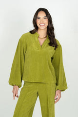 Emily McCarthy Lolli Top in Cardamom