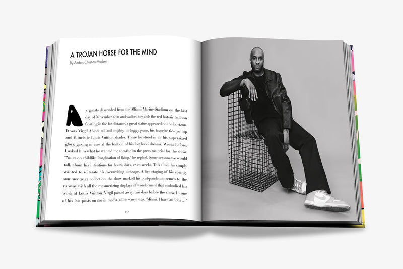 "Louis Vuitton: Virgil Abloh Classic Cartoon Cover" Coffee Table Book