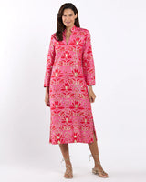 Jude Connally in Lyra Dress in Imperial Garden Peony