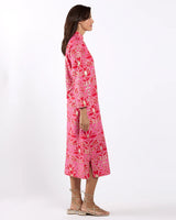 Jude Connally in Lyra Dress in Imperial Garden Peony