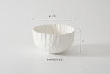 Pampa Bay Medium Bowl in Wavy White