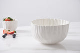 Pampa Bay Medium Bowl in Wavy White