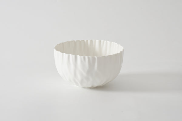 Pampa Bay Medium Bowl in Wavy White