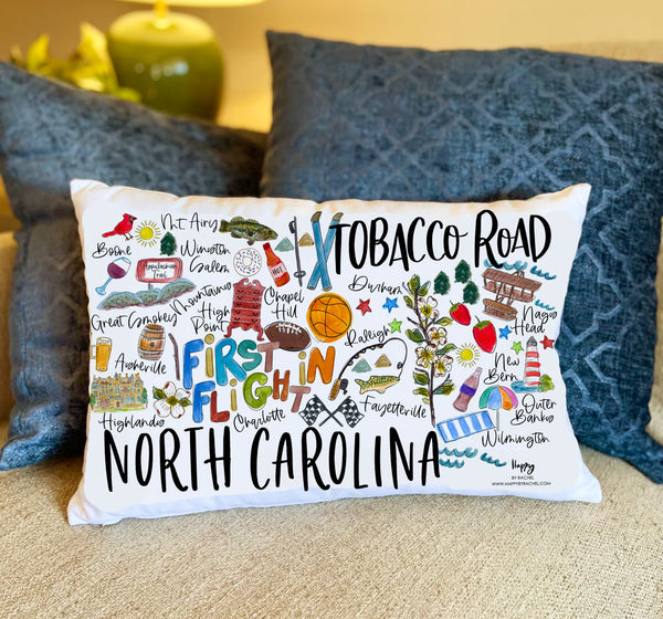 North Carolina Lumbar Pillow