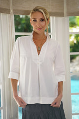 Margaux Top in Celestial White