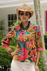 Marseille Top in Fall Blossom