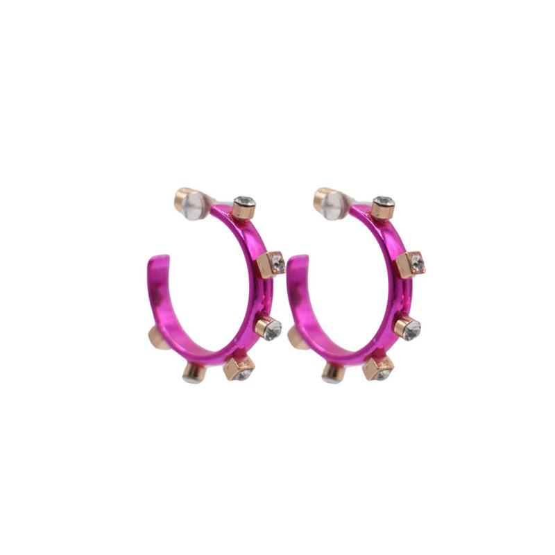 Smith & Co. Gold Metal Hoops (Multiple Color Options)