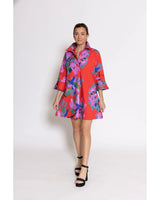 House of MBR Miss Scarlet Ruthie Shirt Dress Short