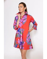 House of MBR Miss Scarlet Ruthie Shirt Dress Short