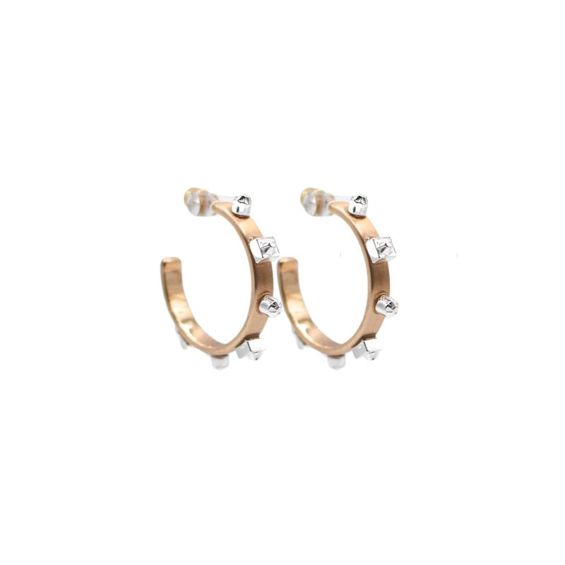 Smith & Co. Gold Metal Hoops (Multiple Color Options)