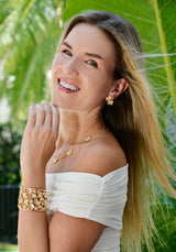 Butterfly Station Necklace in Gold - Anabel Aram