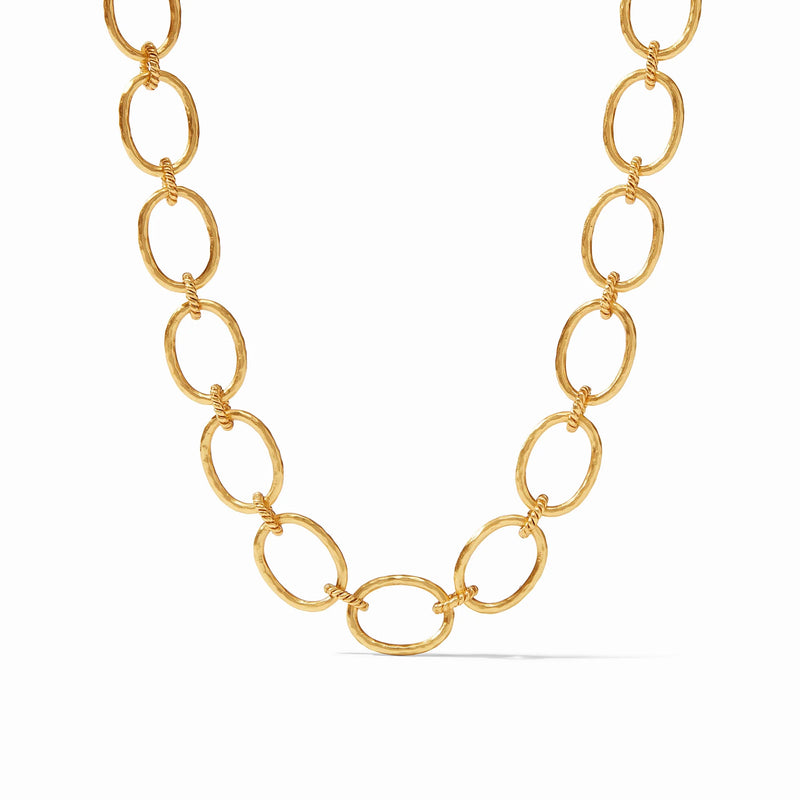 Julie Vos Monaco Link Necklace in Gold