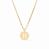 Julie Vos Monogram Delicate Necklace (Multiple Letter Options)