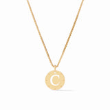 Julie Vos Monogram Delicate Necklace (Multiple Letter Options)