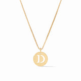 Julie Vos Monogram Delicate Necklace (Multiple Letter Options)