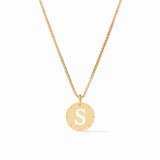 Julie Vos Monogram Delicate Necklace (Multiple Letter Options)