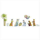 Acrylic 10 Piece Mini Nativity Set
