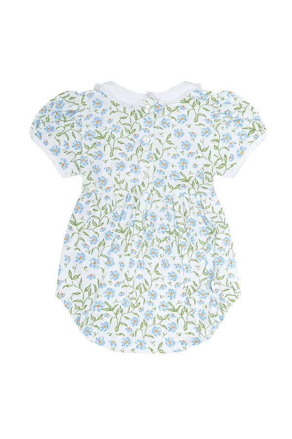 Nellapima Blue Vines Smocked Bubble