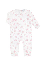 Nellapima Petite Tea Time Print Romper Long Sleeve