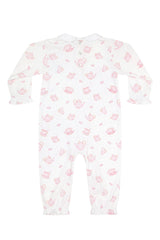 Nellapima Petite Tea Time Print Romper Long Sleeve