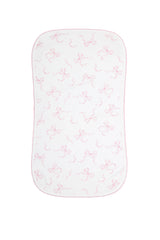 Nellapima Charming Bows Print Burp Cloth