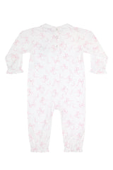 Nellapima Charming Bows Print Romper Long Sleeve