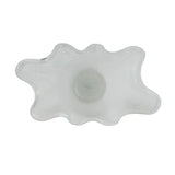 Vietri Onda Glass White Medium Bowl