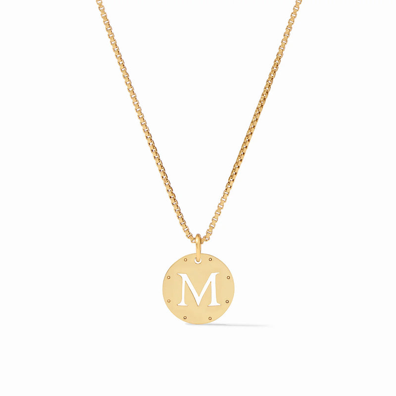 Julie Vos Monogram Delicate Necklace (Multiple Letter Options)