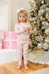 Baby & Toddler Pink Santa Pajamas